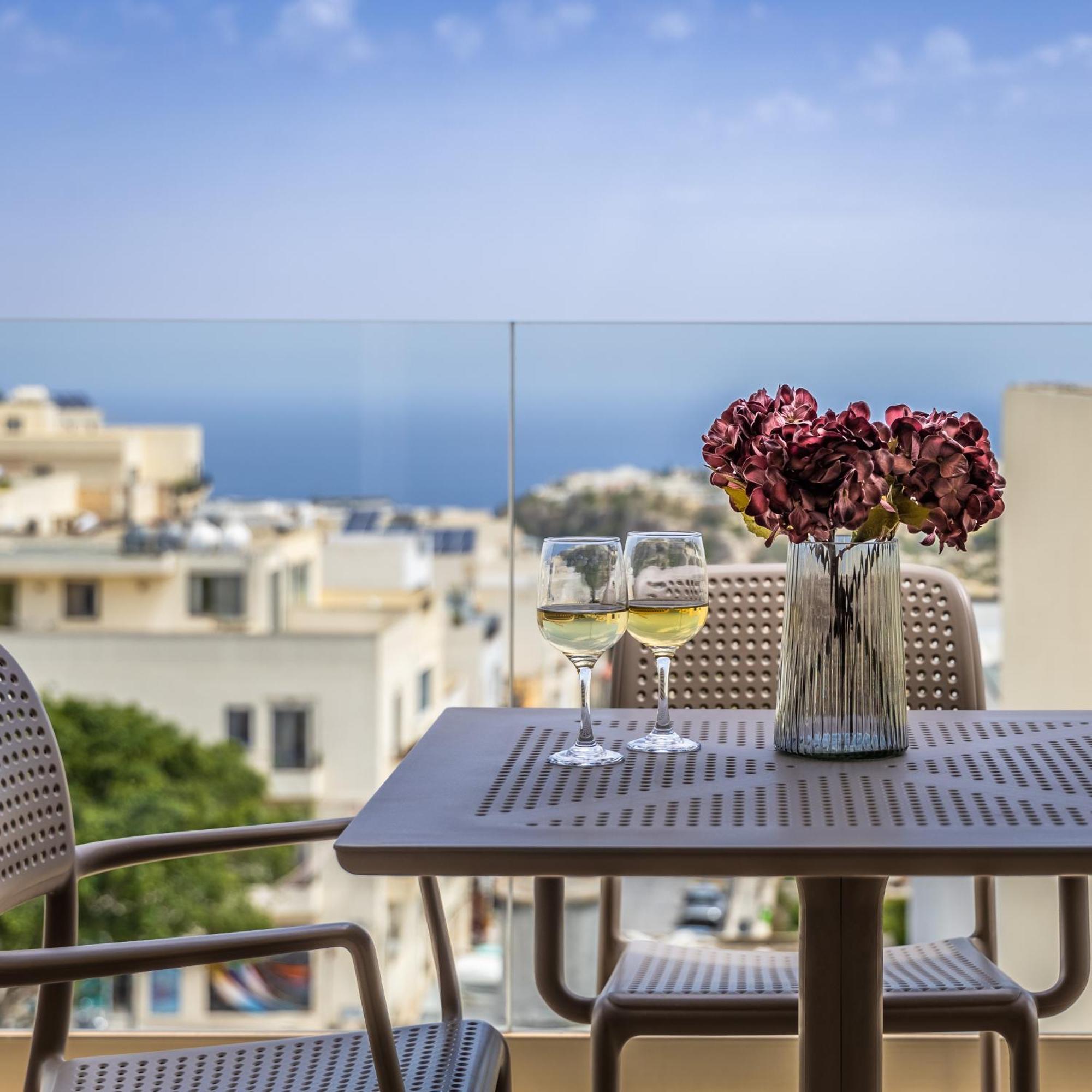 Fl5 Thelodge Amazing Views W Terrace By Homely Mellieha Exterior photo